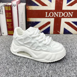 Load image into Gallery viewer, Chunky Sneaker Men Designer Air Cushion Board Shoes Fashion Casual Split Leather Breathable Height Increased Flat Platform Shoes  Amaijoin
