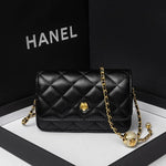 Load image into Gallery viewer, Fang Fat Little Golden Ball Bag Bag New Fashion Women&#39;s Bag Little Xiangfeng Lingge Chain Bag One Shoulder Crossbody Bag  Amaijoin
