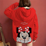 Carregue a imagem no visualizador da Galeria, Couple Outfit Disney Hoodies Minnie Mouse Women&#39;s Casual Sweatshirt Couple Hoodie Men&#39;s Women Clothing Mickey Y2k Print Top  Amaijoin
