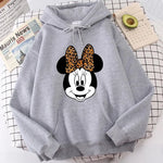 Carregue a imagem no visualizador da Galeria, Disney Mickey Mouse Printed Hoodie Minnie Pattern Women&#39;s Sweatshirt Loose Long Sleeve Pullover Y2K Autumn Fleece Men&#39;s Hoodie  Amaijoin
