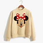 Carregue a imagem no visualizador da Galeria, Fashion Hoodies Turtleneck Minnie Kawaii Cartoon  Anime Sweatshirt Disney Mickey Mouse Hoodie Clothes Girl Boy Top Sweatshirts  Amaijoin
