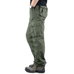 Load image into Gallery viewer, Tactical Cargo Pants Men Cotton Overalls Outdoor Work Trousers Big Size Hombre Clothing Camo Hiking Pants  Amaijoin
