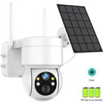 Carregue a imagem no visualizador da Galeria, WiFi PTZ Camera Outdoor Wireless Solar IP Camera 4MP HD Built-in Battery Video Surveillance Camera Long Time Standby iCsee APP  Amaijoin
