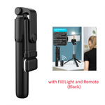 Carregue a imagem no visualizador da Galeria, Cell Phone Selfie Stick Tripod Bluetooth Remote Wireless Selfi Stick Phone Holder Stand with Beauty Fill Light for Phone  Amaijoin
