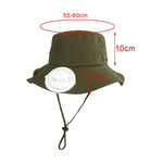 Carregue a imagem no visualizador da Galeria, Fan Cooling Hat Breathable Fisherman Hat with Fan for Women Adults Climbing  Amaijoin
