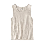 Carregue a imagem no visualizador da Galeria, L886 High Quality 100% Linen Vest Men Summer Fashion Solid Color O-neck Sleeveless Waistcoat Simple Casual Loose Daily Tank Tops  Amaijoin
