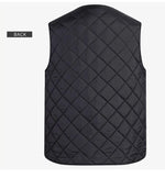 Load image into Gallery viewer, Vests Jacket Men Autumn Winter Fleece Sleeveless Jackets Men Clothing Waist Coat Fashion Solid Waistcoat Clothing Plus Size 6XL  Amaijoin
