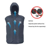 Carregue a imagem no visualizador da Galeria, Men Summer Air Conditioning Clothing Fan Cooling Vest 2022 New USB Charging Cooling Sport Man Outdoor Solid Color Coat Plus Size  Amaijoin
