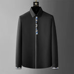 Carregue a imagem no visualizador da Galeria, 2024 Spring Luxury Placket Embroidery Men&#39;s Shirts Long Sleeve Slim Casual Business Dress Shirts Social Party Tuxedo Blouse 5XL  Amaijoin
