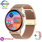 Carregue a imagem no visualizador da Galeria, 2024 Smartwatch Women 466*466 AMOLED 1.43&quot; HD Screen Always Display Time Bluetooth Call IP67 Waterproof Sports Smart Watch Men  Amaijoin
