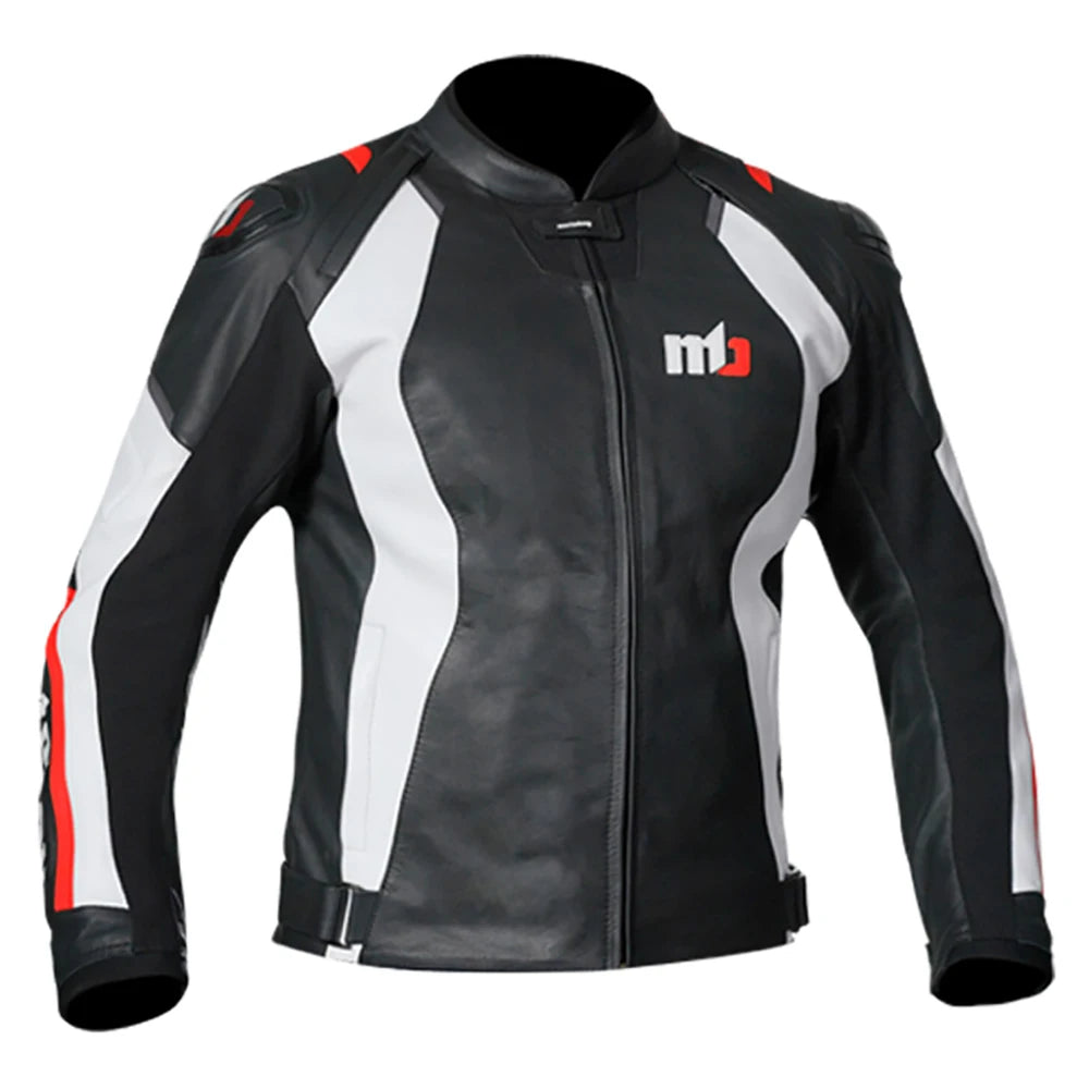 Moto Cycling Leather Jacket Women Cowhide Jacket Fall Prevention Clothing Suit With CE Protector For 4 Seasons  Amaijoin