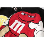 Carregue a imagem no visualizador da Galeria, Women Baseball Jacket Men Heavy Industry M&amp;M Letter Embroidery Bomber Jackets Loose Coat Unisex Autumn Winter Motorcycle Outwear  Amaijoin
