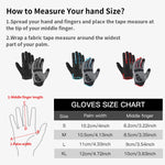 Carregue a imagem no visualizador da Galeria, Autumn Winter Outdoor Bike Cycling Gloves Full Finger Touchscreen Anti-slip Shock Wear Hiking Running Motorcycle Gloves Men  Amaijoin
