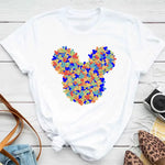 Load image into Gallery viewer, New T-shirts for Women Fashion Heart Minnie Print T Shirt Streetwear Clothes Kawaii Mickey Mouse Disney T Shirt Female Tops  Amaijoin
