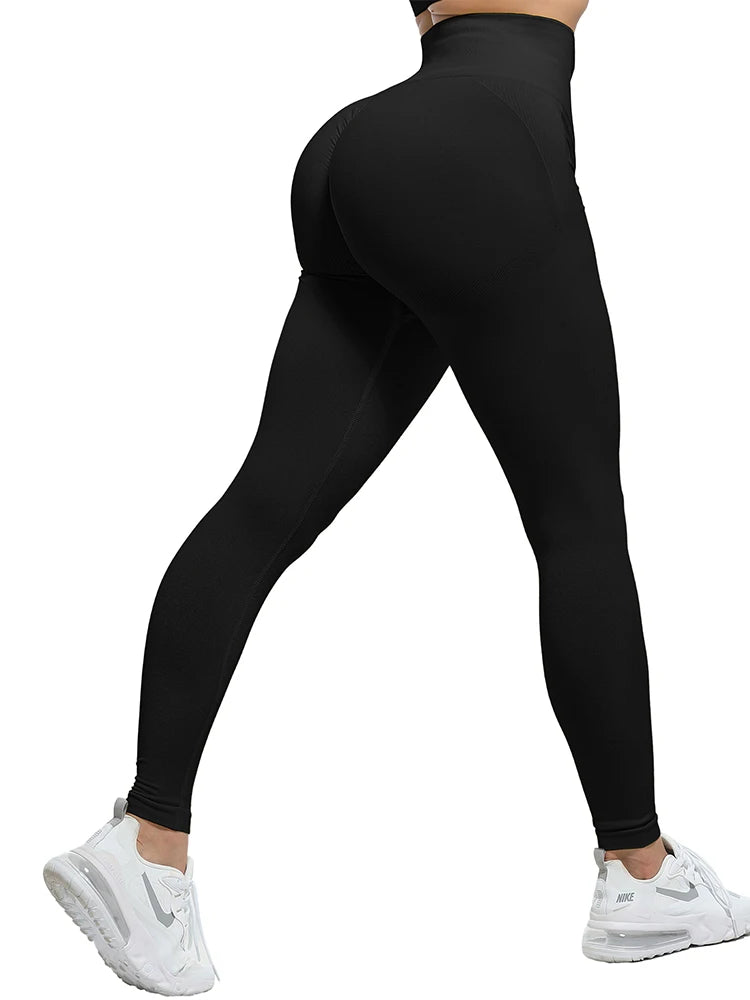 Women Leggings Bubble Butt Fitness Legging Slim High Waist Leggins Mujer Seamless Fitness Legging  Amaijoin