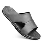 Carregue a imagem no visualizador da Galeria, 2023 Hot Sale Men&#39;s Leather Sandals Classic Summer Men Slippers Men Leather Outdoor Slippers Male Comfortable Leisure Walk Shoe  Amaijoin
