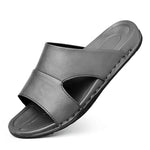 Carregue a imagem no visualizador da Galeria, 2023 Hot Sale Men&#39;s Leather Sandals Classic Summer Men Slippers Men Leather Outdoor Slippers Male Comfortable Leisure Walk Shoe  Amaijoin
