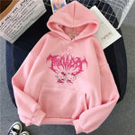 Carregue a imagem no visualizador da Galeria, Women 90s Y2k 2000s Hoodies Hello Kitty Hip Hop Hoodie Sanrio Sweatshirt Clothes Tops Sweatshirt Clothing Streetwear  Amaijoin
