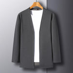 Carregue a imagem no visualizador da Galeria, New Men&#39;s Long Sleeved Cardigan Jacket Casual Fashion Top  Amaijoin
