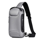 Carregue a imagem no visualizador da Galeria, 2023 Men&#39;s Chest Bag Waterproof Crossbody Bag Multifunction Anti-theft Travel Bags Shoulder Bag Male USB Charging Pouch for Man  Amaijoin
