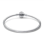 Carregue a imagem no visualizador da Galeria, Pandora 925 Silver Aladdin Princess Jasmine Bangle Bracelet Fit For Personality Charm DIY Jewelry For Womens Birthday Gifts  Amaijoin
