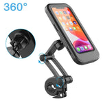 Load image into Gallery viewer, Waterproof Motorcycle Bike Mobile Phone Holder Support Universal Bicycle GPS 360° Swivel Adjustable Motorcycle Cellphone Holder  Amaijoin
