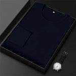 Carregue a imagem no visualizador da Galeria, 2024 Men&#39;s New Cotton Round Neck Long Sleeved T-shirt Summer Comfortable Top  Amaijoin
