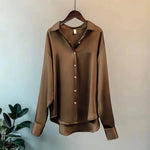 Carregue a imagem no visualizador da Galeria, Summer Shirts And Blouses Woman Casual Top Autumn Winter Korean Long Sleeve Button Elegance Sweet Casual Office Lady New Shirts  Amaijoin
