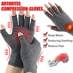 Carregue a imagem no visualizador da Galeria, Relieve Hand Discomfort with 1pair Fingerless Compression Gloves  Amaijoin
