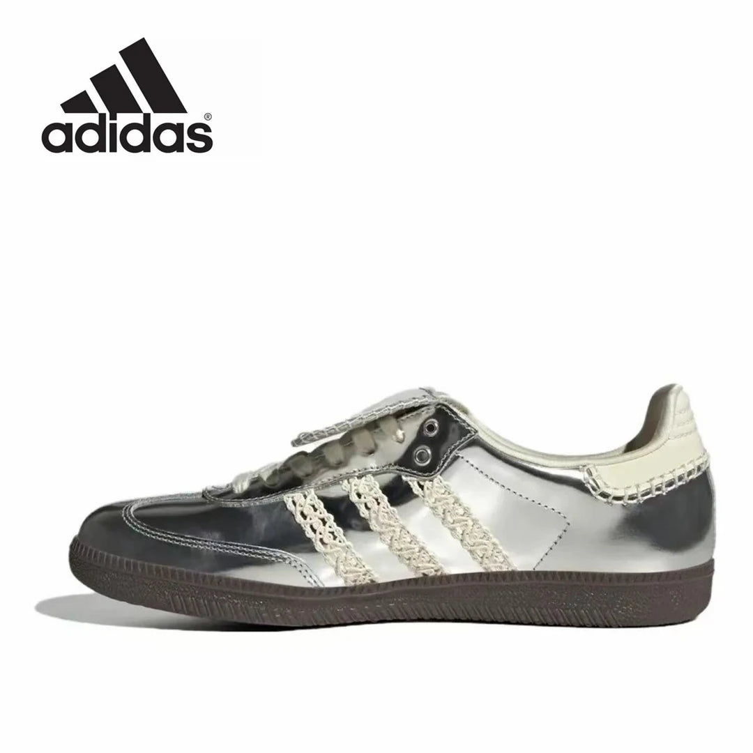 Adidas Samba Pony Wales Bonner Leopard German Training Gazelle Shoes Retro Versatile Sports and Casual Board Shoes sneakers  Amaijoin