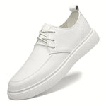 Load image into Gallery viewer, Brand Men Genuine Leather Shoes Casual Leather Flat Designer Vulcanized Shoes British Style Thick Bottom Comfy Walking Sneakers  Amaijoin
