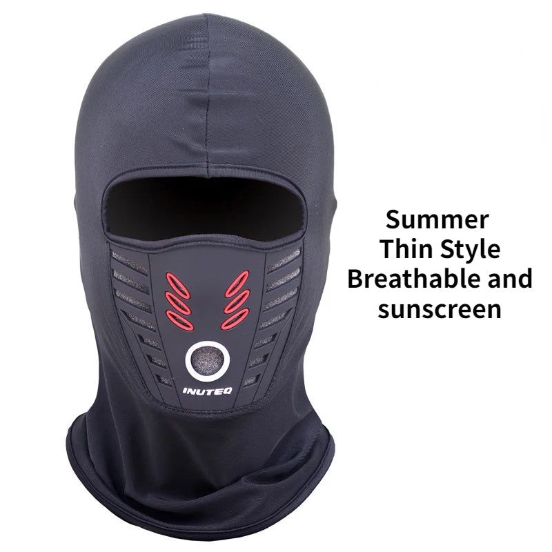 Summer Winter Warm Fleece Motorcycle Face Mask Anti-dust Windproof Full Face Cover breathable Hat Neck Helmet Mask Balaclavas  Amaijoin