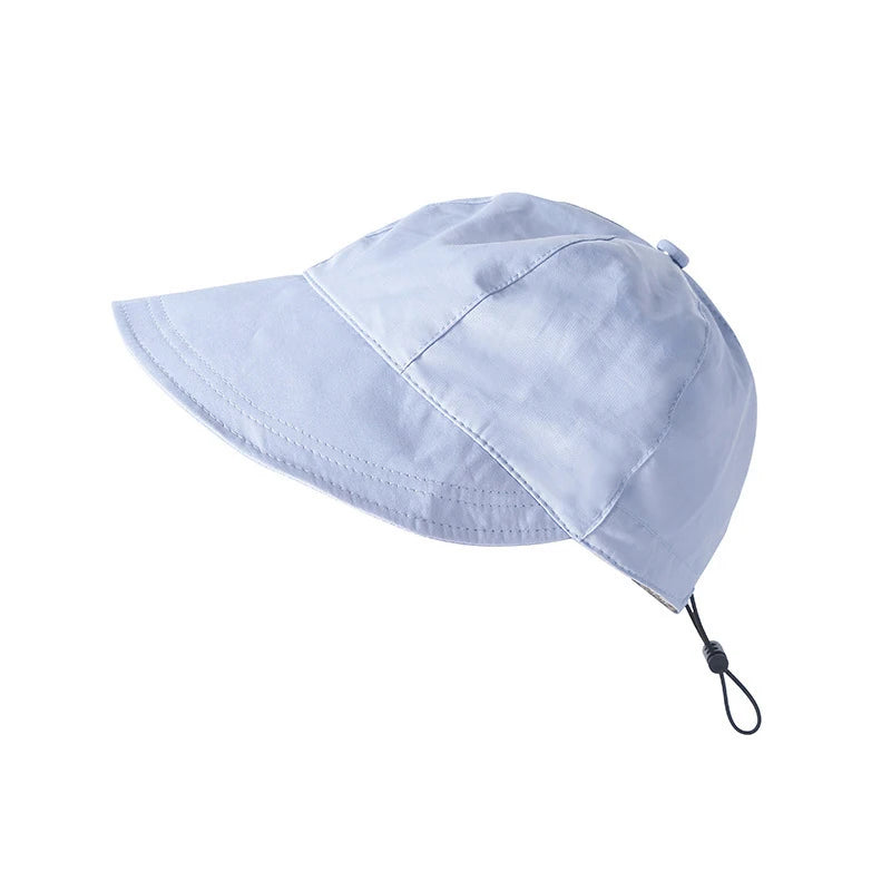 Foldable Wide Brim Ponytail Sun Hat Drawstring Adjustable Cap  Summer Quick-dry Visor Fisherman CapFor Women Beach Hat  Amaijoin