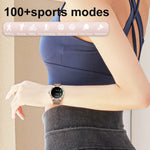 Carregue a imagem no visualizador da Galeria, Fashion Bluetooth Call Smart Watch For Women 100+ Sports Modes Fitness Tracker Camera Music Control IP67 Waterproof Smartwatch  Amaijoin
