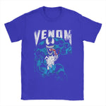 Carregue a imagem no visualizador da Galeria, Men Disney Venom Marvel T Shirts Pure Cotton Tops Novelty Short Sleeve Round Collar Tees Party T-Shirt  Amaijoin
