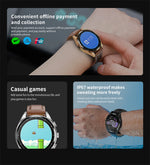 Carregue a imagem no visualizador da Galeria, Luxury 2 in 1 Smart Watch 4G RAM Local Music Bluetooth Call ENC Headphones AMOLED 466*466 Smart Watches For Women 2023 Clock Men  Amaijoin
