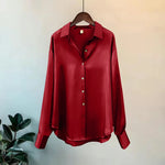 Carregue a imagem no visualizador da Galeria, Summer Shirts And Blouses Woman Casual Top Autumn Winter Korean Long Sleeve Button Elegance Sweet Casual Office Lady New Shirts  Amaijoin
