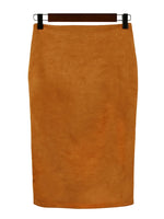 Carregue a imagem no visualizador da Galeria, Sexy Multi Color Suede Midi Pencil Skirt Women Fashion Elastic High Waist Office Lady Bodycon Skirts Saias  Amaijoin
