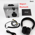 Carregue a imagem no visualizador da Galeria, Original Marshall MAJOR II 2 Wireless/Wired Headphones Deep Bass/40mm Dynamic Drivers Portable Foldable Sports Bluetooth Headset  Amaijoin
