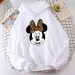 Carregue a imagem no visualizador da Galeria, Disney Mickey Mouse Printed Hoodie Minnie Pattern Women&#39;s Sweatshirt Loose Long Sleeve Pullover Y2K Autumn Fleece Men&#39;s Hoodie  Amaijoin
