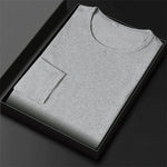 Carregue a imagem no visualizador da Galeria, 2024 Men&#39;s New Cotton Round Neck Long Sleeved T-shirt Summer Comfortable Top  Amaijoin
