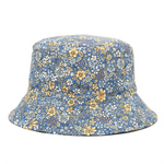 Carregue a imagem no visualizador da Galeria, Spring and Summer Small Floral Print Bucket Hat Trend Flower Double-Sided Male Wild Basin  Sun  Woman Cap  Amaijoin
