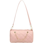 Carregue a imagem no visualizador da Galeria, A trendy fashion casual diamond pattern embroidered chain diagonal cross cylinder bag with niche design shoulder bag  Amaijoin
