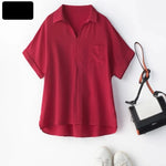 Carregue a imagem no visualizador da Galeria, Birdtree 16mm 100%Natural Silk Female T-shirt High Quality Short Sleeve Solid Color Tops Summer New Pullover Clothes T37723QM  Amaijoin
