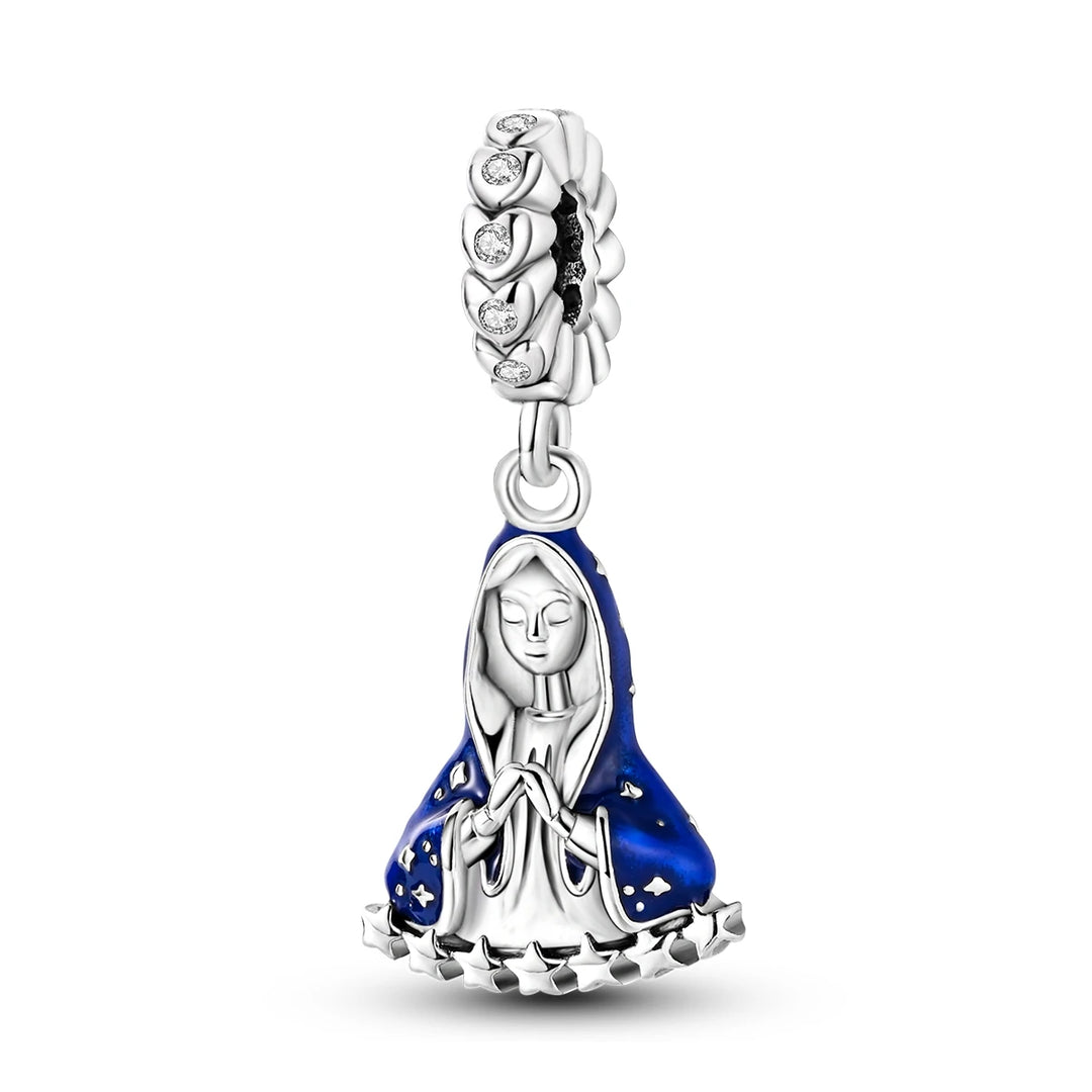 Charms Plata De Ley 925 Evil Blue Eyes Silver Sun Star Elk Dinosaur Flower Charm of Original Fits Women Anniversary DIY Jewelry  Amaijoin