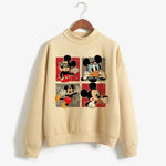 Carregue a imagem no visualizador da Galeria, Fashion Hoodies Turtleneck Minnie Kawaii Cartoon  Anime Sweatshirt Disney Mickey Mouse Hoodie Clothes Girl Boy Top Sweatshirts  Amaijoin
