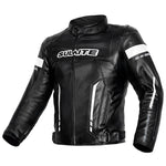 Carregue a imagem no visualizador da Galeria, SULAITE Winter Motorcycle Jackets The Four Seasons Warm Leather Clothing Waterproof Motocross Jaquete Detachable Cotton Liner  Amaijoin
