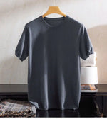 Carregue a imagem no visualizador da Galeria, Superfine Merino Wool T shirt Men Base Layer Merino Shirt Wicking Breathable Thin Cashmere Vest T-shirt Tops  Amaijoin
