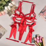 Carregue a imagem no visualizador da Galeria, Echonight Bowknot Lingerie Sensual Open Bra Sexy Outfits Porn Exotic Sets Sissy Delicate Intimate Goods Uncensored  Amaijoin
