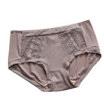 Load image into Gallery viewer, Birdtree Lining 100%Mulberry Silk Panties Lace Mid-rise Refreshing Breathable Sexy Skin-friendly Underwear Woman New P30435QD  Amaijoin
